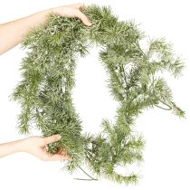 tételeket Dekoratív vörösfenyő girland hangulatos szobadíszítéshez, 250 cm
