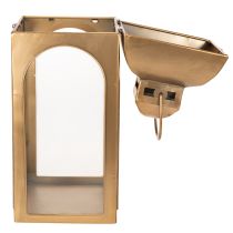 tételeket Lámpás fém üveg fém sárgaréz hatású M50cm 2 db-os szett