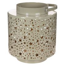 tételeket Csillagmintás lámpás, fém, zöld, 31cm