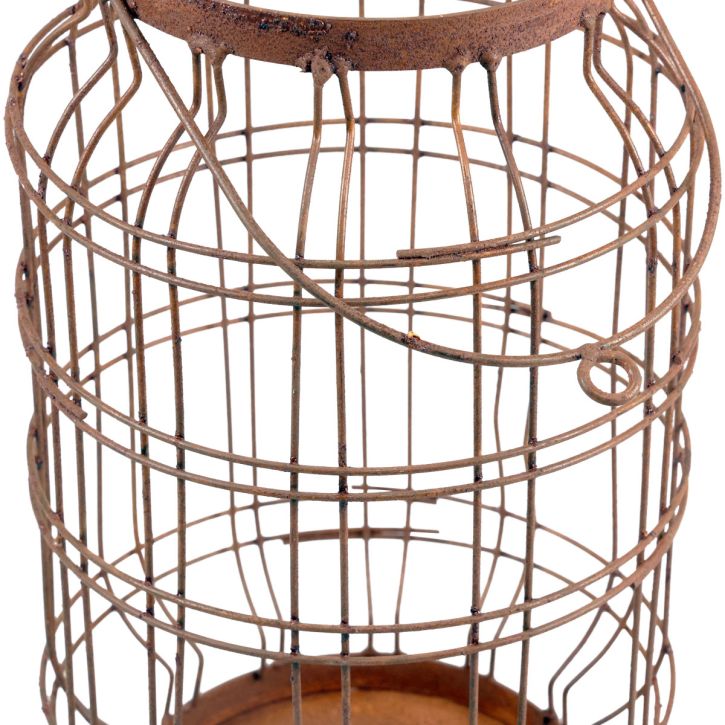 tételeket Kerti lámpás fém patinás fogantyú vintage Ø19,5cm