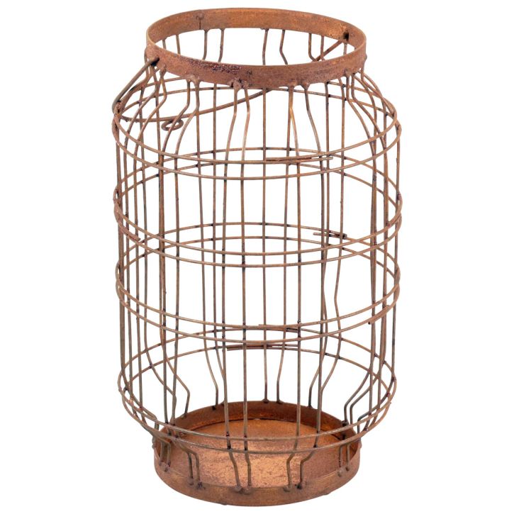 tételeket Kerti lámpás fém patinás fogantyú vintage Ø19,5cm