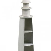tételeket Lighthouse Shabby Chic krém nyári dekoráció tengeri Ø14,5cm H51cm
