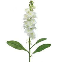 tételeket Levkoje Fehér művirág Műszárú virág 78cm