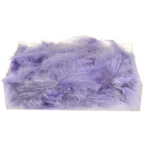 tételeket Purple Feathers Bolyhos kézműves kellékek tavaszi 5-10cm 20g