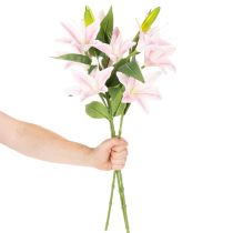 tételeket Műliliom virág, szárvirág, dekoráció, 68 cm, 3 darab