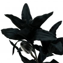 Művirág liliom fekete 84cm
