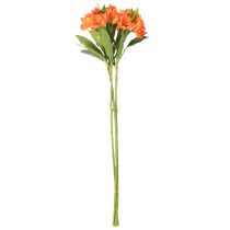 tételeket Műalstroemeria narancsvirág, műcsokor dekoráció, 75cm, 3 darab