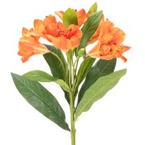 tételeket Műalstroemeria narancsvirág, műcsokor dekoráció, 75cm, 3 darab