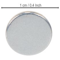 tételeket Mágneses korong gyertyatartókhoz és fémtálcákhoz, 1 cm, 20 darab