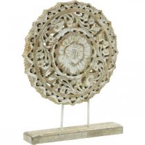 tételeket Mandala elhelyezhető, virágos fa dekoráció, asztali dekoráció, nyári dekoráció kopott elegáns természet H39,5cm Ø30cm