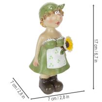 tételeket Dekoratív figurák egy gazdapárról, vidám nappali és nyári dekoráció beltéri használatra, 17 cm, 2 darab