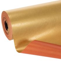 tételeket Mandzsettapapír tekercs, arany/piros, 25cm x 100m, virágkötészet kellékek