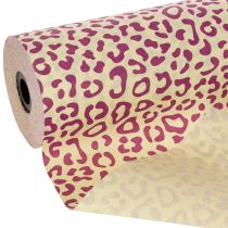 tételeket Leopárdmintás mandzsettapapír, lila, 25 cm, 100 m