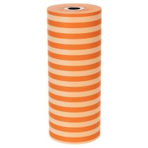tételeket Narancssárga csíkos mandzsettapapír tekercs, 25 cm x 100 m