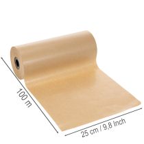 tételeket Természetes kraft papír mandzsettapapír tekercs 25 cm 100 m dekorációs papír