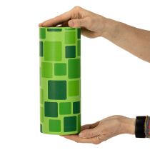 tételeket Virágcsokrokhoz való mandzsettapapír mozaik mintával, 25cm x 100m