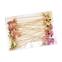 tételeket Katicabogár dekoratív virágdugók fa 2,5x3,5x2cm 32db