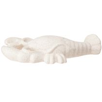 tételeket Tengeri dekorációs figura kerámia homár fehér 17,5×9×3 cm