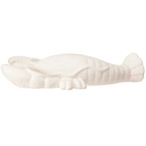 tételeket Tengeri dekoráció kerámia figura homár fehér 26,5×13×5 cm