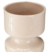 tételeket Fém virágváza cappuccino barna zománc Ø9cm M17.5cm