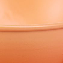 tételeket Fém díszpohár narancssárga Ø11,5cm H6cm csészealjjal 2 db