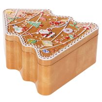 tételeket Karácsonyi formák, sütis formák, karácsonyfa és házikó, mézeskalács hatású, 14 cm, 2 darab