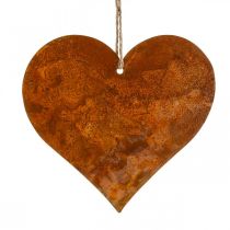 tételeket Fém szívek, dekoratív medálok, rozsda díszítés 19×20 cm 4db