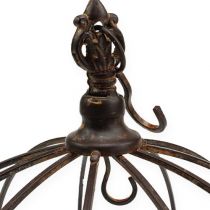 tételeket Fém korona akasztásra rozsdabarna Ø31cm M31cm