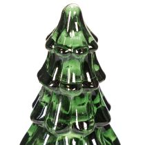 tételeket Üveg karácsonyfa LED fényekkel, asztaldísz, karácsony, 13 cm, 2 darab