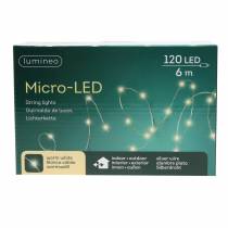 tételeket Mikro fénylánc LED kívül/belül 120 meleg fehér