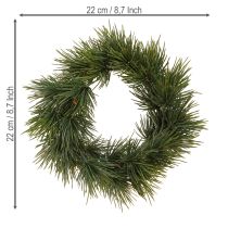 tételeket Mini adventi koszorú, mint az igazi fenyőtűk Ø22cm