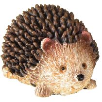 tételeket Mini süni dekorációs figurák őszi kézzel festett 4×2,5×2cm 6 darab