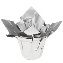 tételeket Mini vetőgép ezüst ajándékcsomagolás Ø4,5cm H7cm 8 db