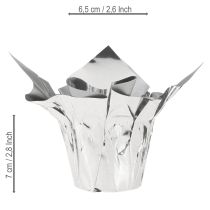 tételeket Mini vetőgép ezüst ajándékcsomagolás Ø4,5cm H7cm 8 db