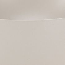 tételeket Modern növényi tál fém dekoratív trófea szürke Ø20cm H16,5cm