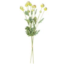 tételeket Műpipacs dekorációs csokor, valósághű virágok lakberendezési kiegészítőkhöz, 61cm, 3 darab