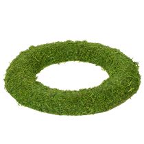 tételeket Mohakoszorú, mint sokoldalú alap kreatív virágkötészethez és dekorációs ötletekhez, 20 cm, 4 darab