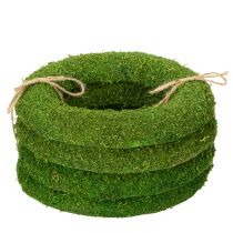 tételeket Mohakoszorú, mint sokoldalú alap kreatív virágkötészethez és dekorációs ötletekhez, 20 cm, 4 darab