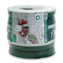 tételeket Virágos habgyűrű koszorú zöld H2,5cm Ø17cm 6 db