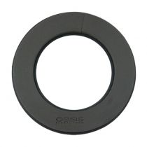 Virágos hab koszorú gyűrű fekete Ø30cm 2db