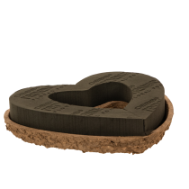 tételeket Szív alakú virágmintás habszivacs OASIS® Renewal® Virágmintás habszivacs Biolit® 27 cm 2 db