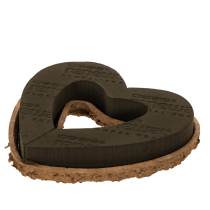 tételeket Szív alakú virágmintás habszivacs OASIS® Renewal® Virágmintás habszivacs Biolit® 27 cm 2 db