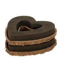 tételeket Szív alakú virágmintás habszivacs OASIS® Renewal® Virágmintás habszivacs Biolit® 27 cm 2 db