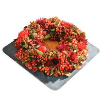 tételeket Virágos habgyűrű tál zölddel Ø30cm H4,5cm 2 db