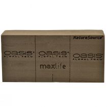 tételeket Oasis NatureSource Maxlife virágos habtégla barna 23×11×7,5 cm 1 db