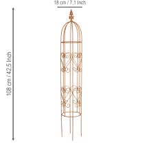 tételeket Kerti rács, kúszónövényekhez és más futónövényekhez, ideális kerttervezés, 108 cm, 2 darabos szett.