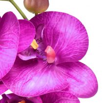 tételeket Orchid Artificial Phalaenopsis 4 virág Fukszia 72cm