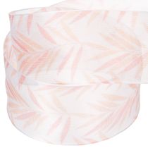 tételeket Organza szalag, sifon szalag, dzsungel narancssárga, 40 mm, 15 m