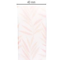 tételeket Organza szalag, sifon szalag, dzsungel narancssárga, 40 mm, 15 m