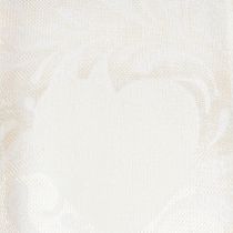 tételeket Organza szalag, krémszínű, szívecskés díszszalag, 40 mm széles, 15 m hosszú